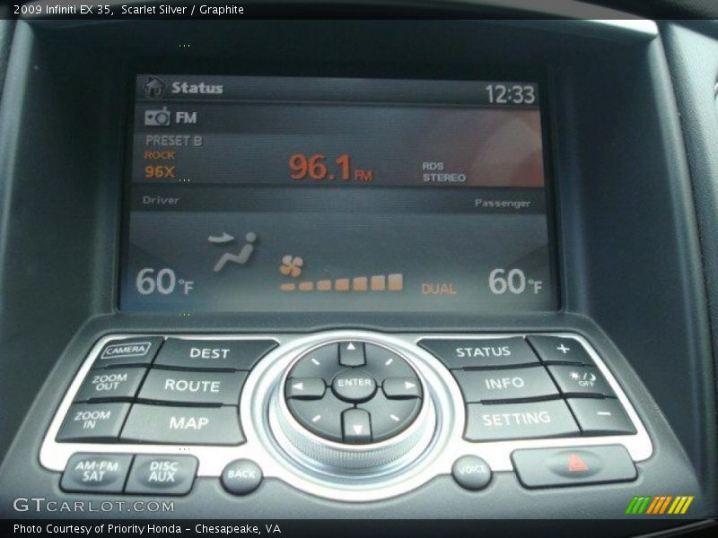 Scarlet Silver / Graphite 2009 Infiniti EX 35