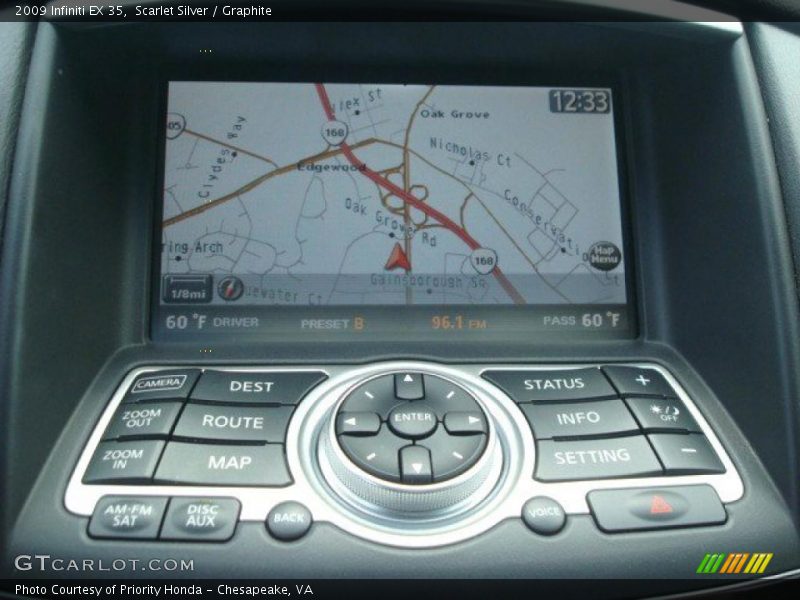 Scarlet Silver / Graphite 2009 Infiniti EX 35