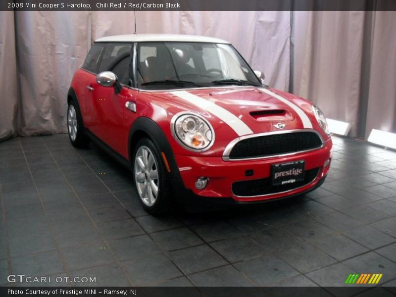 Chili Red / Red/Carbon Black 2008 Mini Cooper S Hardtop