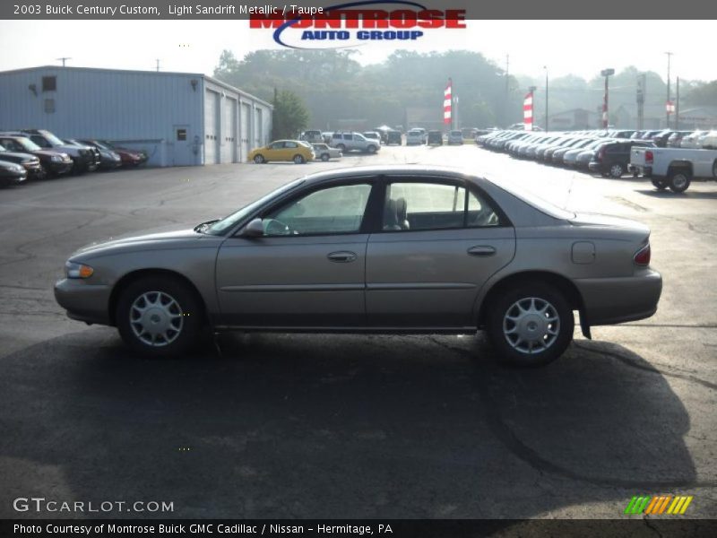 Light Sandrift Metallic / Taupe 2003 Buick Century Custom