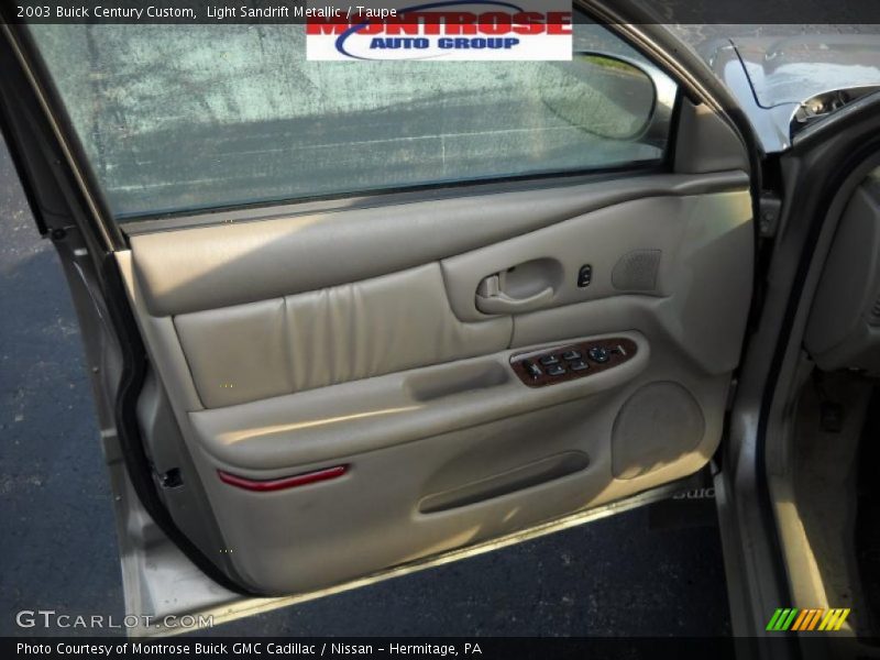 Light Sandrift Metallic / Taupe 2003 Buick Century Custom