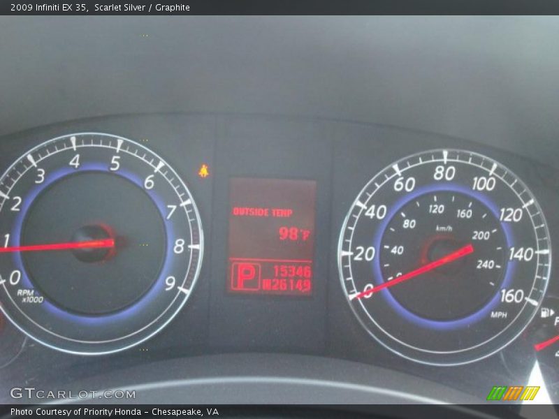 Scarlet Silver / Graphite 2009 Infiniti EX 35