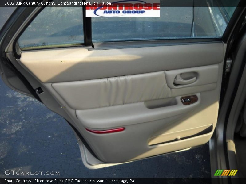 Light Sandrift Metallic / Taupe 2003 Buick Century Custom