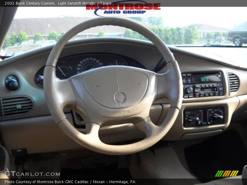 Light Sandrift Metallic / Taupe 2003 Buick Century Custom