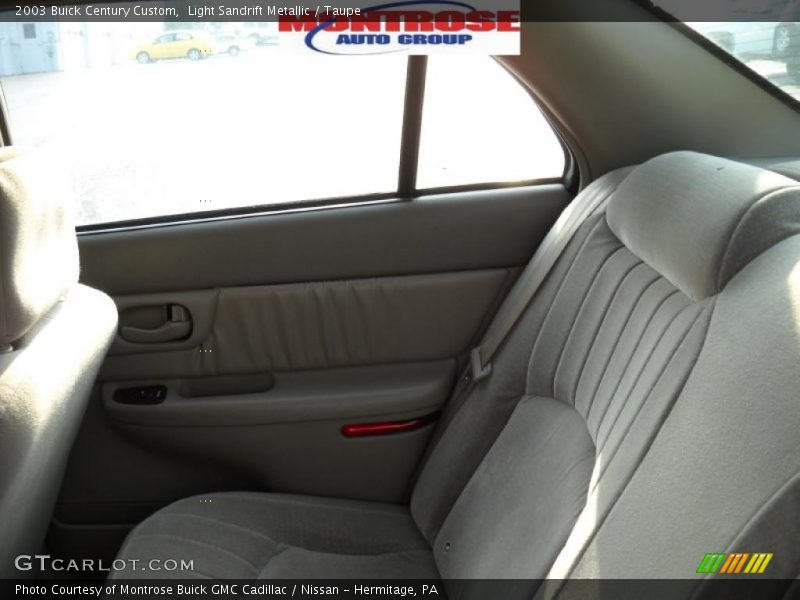 Light Sandrift Metallic / Taupe 2003 Buick Century Custom