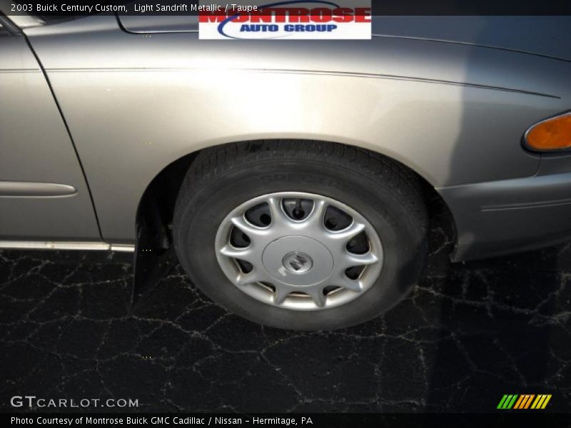 Light Sandrift Metallic / Taupe 2003 Buick Century Custom