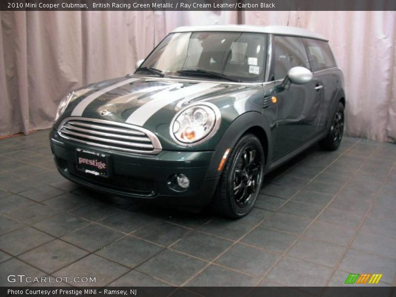 British Racing Green Metallic / Ray Cream Leather/Carbon Black 2010 Mini Cooper Clubman