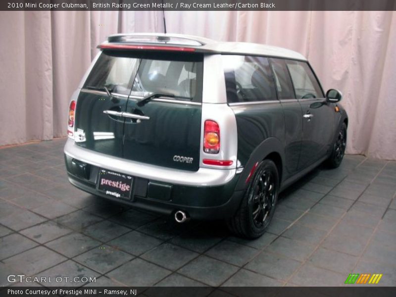 British Racing Green Metallic / Ray Cream Leather/Carbon Black 2010 Mini Cooper Clubman