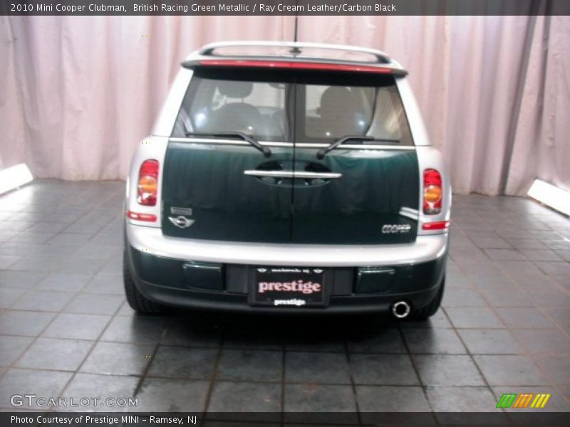 British Racing Green Metallic / Ray Cream Leather/Carbon Black 2010 Mini Cooper Clubman
