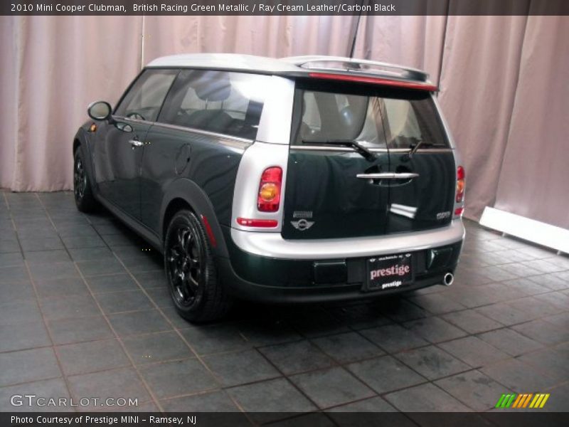 British Racing Green Metallic / Ray Cream Leather/Carbon Black 2010 Mini Cooper Clubman