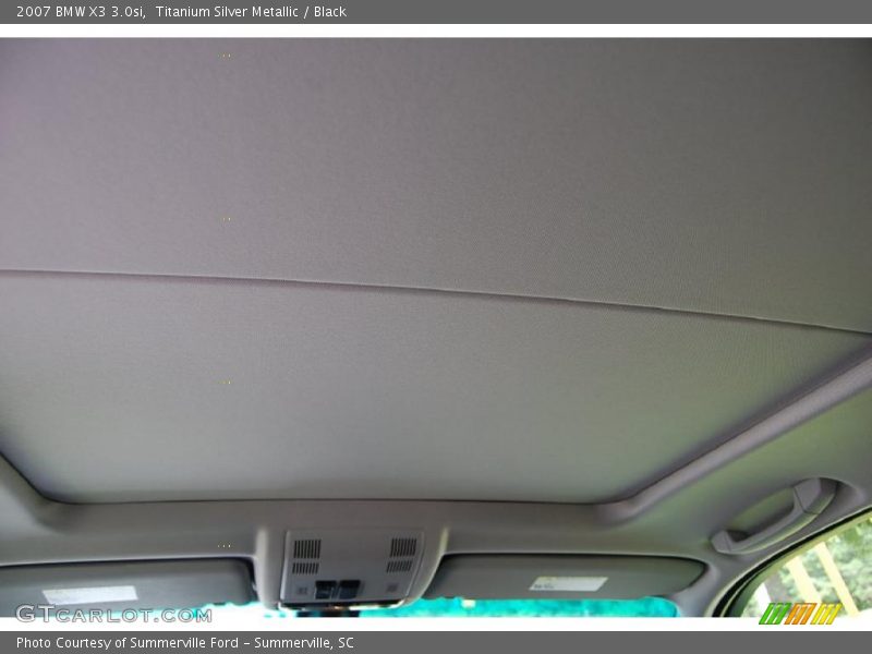 Titanium Silver Metallic / Black 2007 BMW X3 3.0si