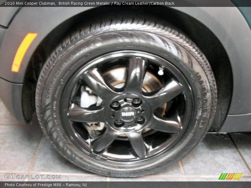 British Racing Green Metallic / Ray Cream Leather/Carbon Black 2010 Mini Cooper Clubman