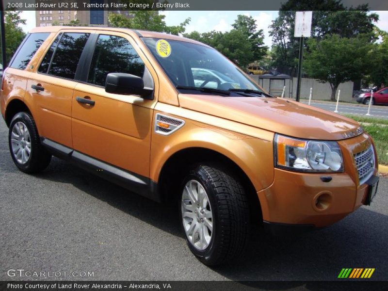 Tambora Flame Orange / Ebony Black 2008 Land Rover LR2 SE