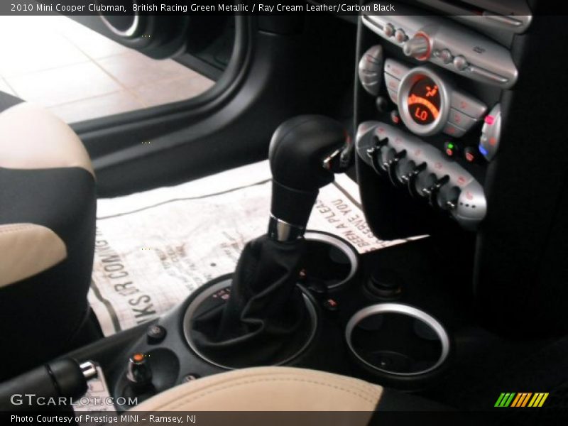 British Racing Green Metallic / Ray Cream Leather/Carbon Black 2010 Mini Cooper Clubman
