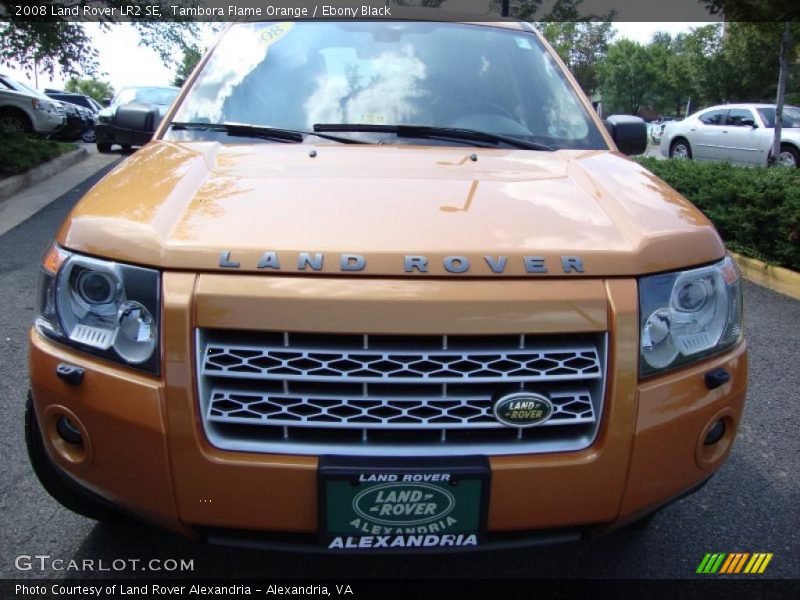 Tambora Flame Orange / Ebony Black 2008 Land Rover LR2 SE