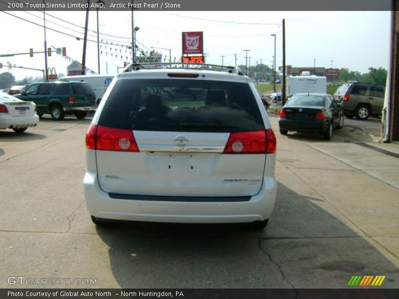 Arctic Frost Pearl / Stone 2008 Toyota Sienna Limited AWD