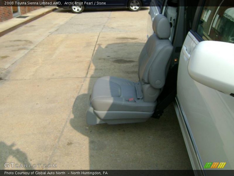 Arctic Frost Pearl / Stone 2008 Toyota Sienna Limited AWD