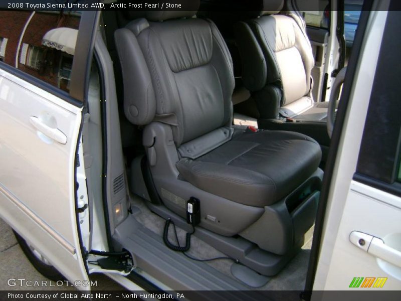 Arctic Frost Pearl / Stone 2008 Toyota Sienna Limited AWD