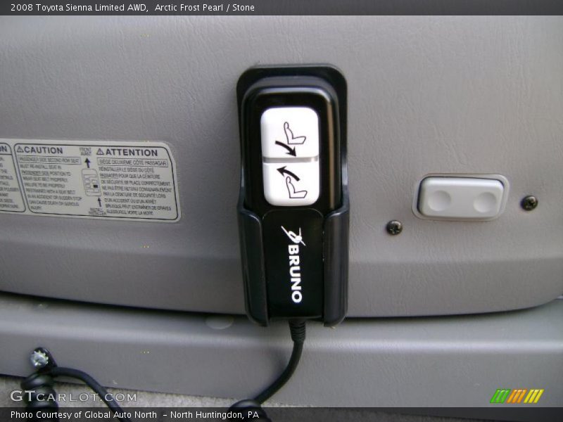 Arctic Frost Pearl / Stone 2008 Toyota Sienna Limited AWD