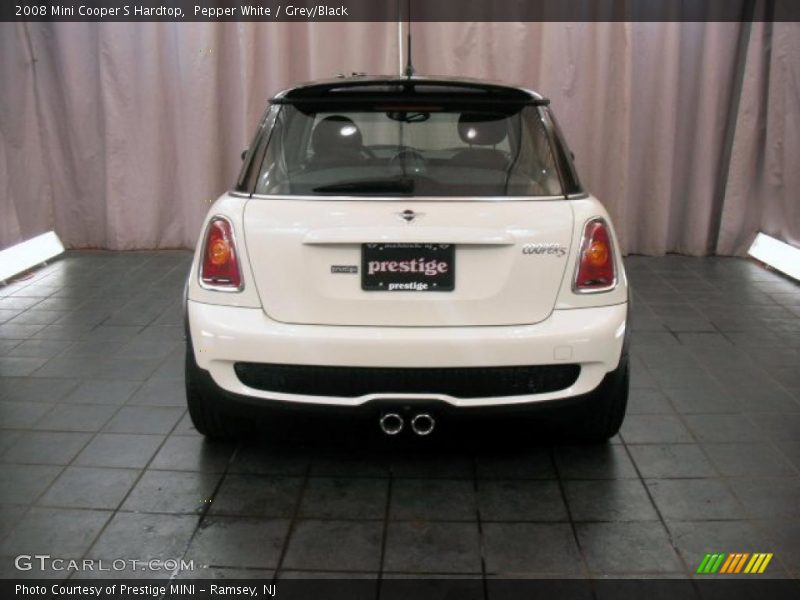 Pepper White / Grey/Black 2008 Mini Cooper S Hardtop