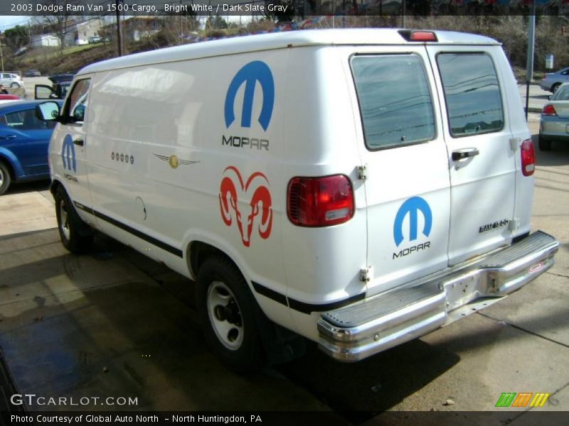 Bright White / Dark Slate Gray 2003 Dodge Ram Van 1500 Cargo