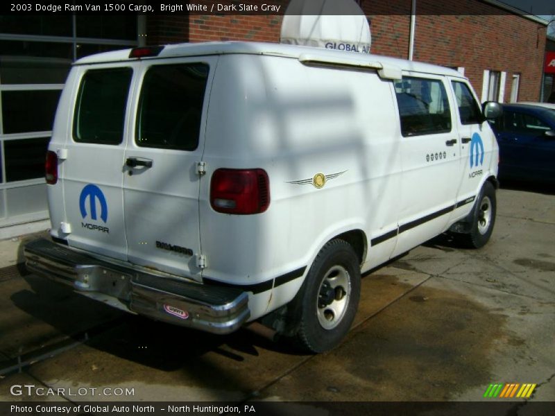 Bright White / Dark Slate Gray 2003 Dodge Ram Van 1500 Cargo