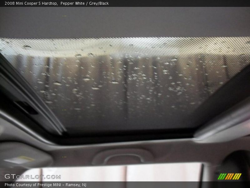 Pepper White / Grey/Black 2008 Mini Cooper S Hardtop