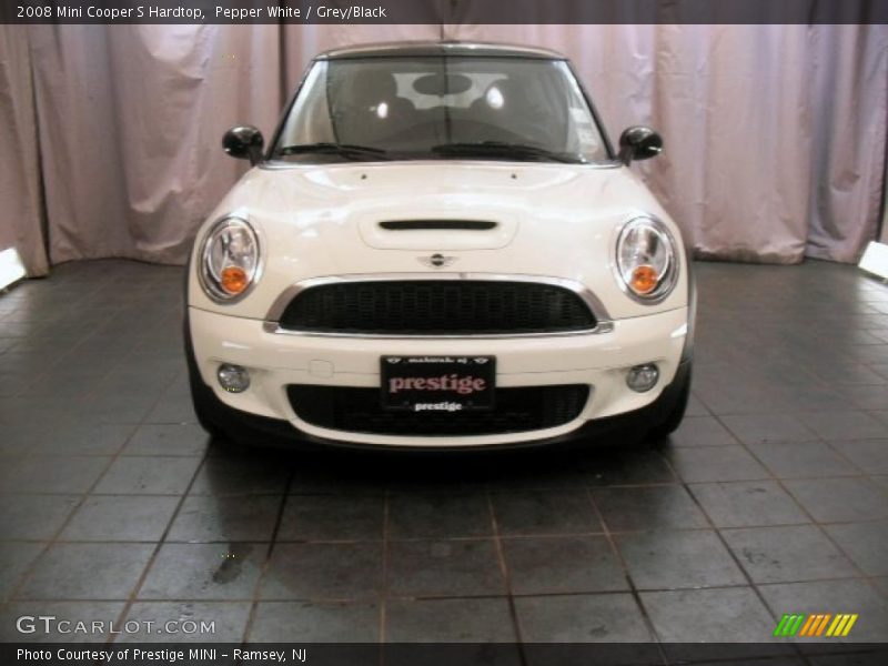 Pepper White / Grey/Black 2008 Mini Cooper S Hardtop