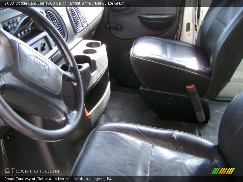 Bright White / Dark Slate Gray 2003 Dodge Ram Van 1500 Cargo