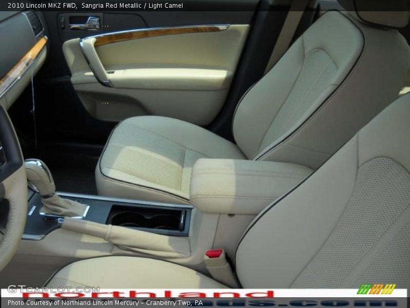 Sangria Red Metallic / Light Camel 2010 Lincoln MKZ FWD