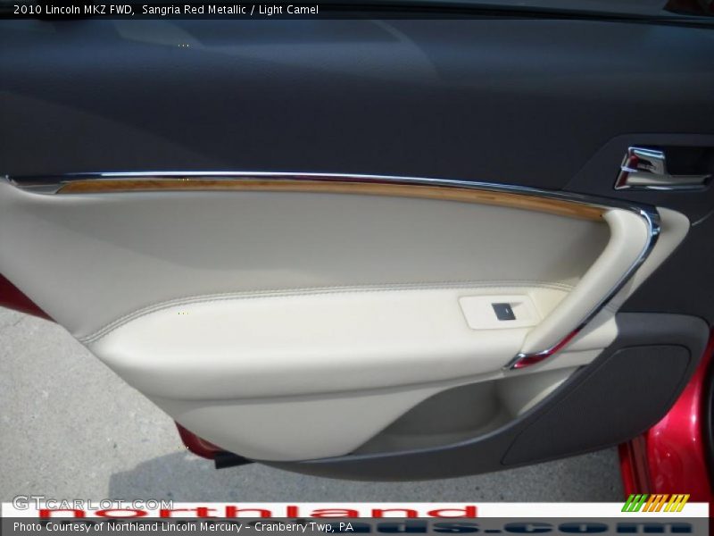 Sangria Red Metallic / Light Camel 2010 Lincoln MKZ FWD