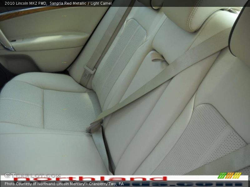 Sangria Red Metallic / Light Camel 2010 Lincoln MKZ FWD