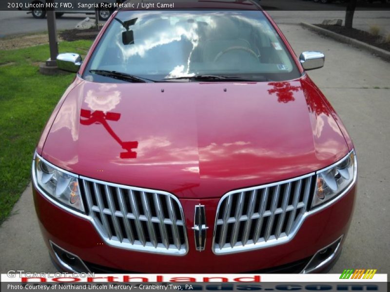 Sangria Red Metallic / Light Camel 2010 Lincoln MKZ FWD
