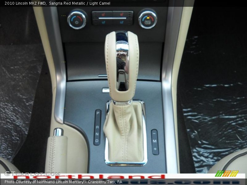 Sangria Red Metallic / Light Camel 2010 Lincoln MKZ FWD