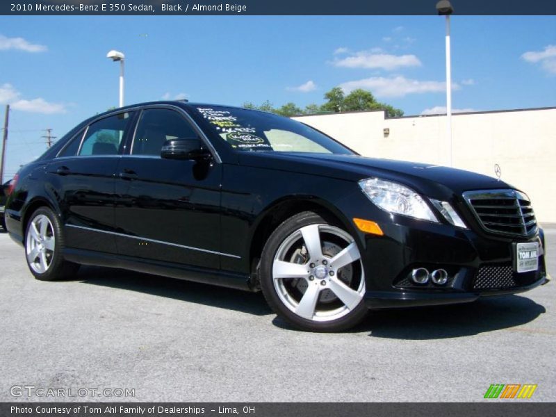 Black / Almond Beige 2010 Mercedes-Benz E 350 Sedan