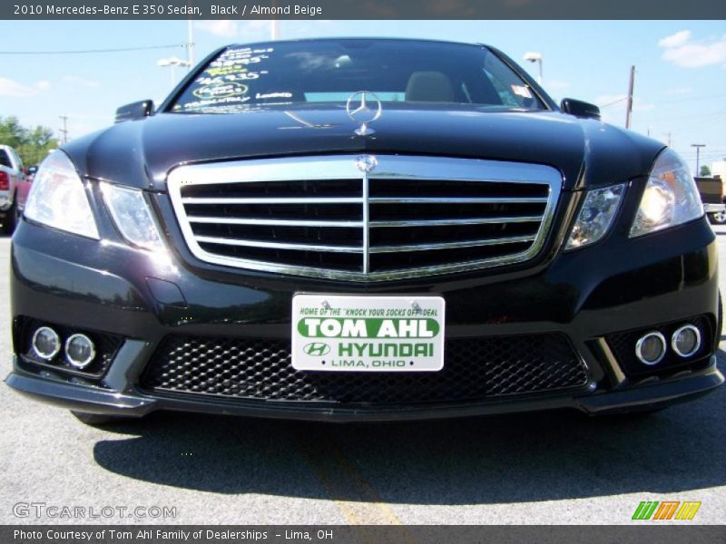 Black / Almond Beige 2010 Mercedes-Benz E 350 Sedan
