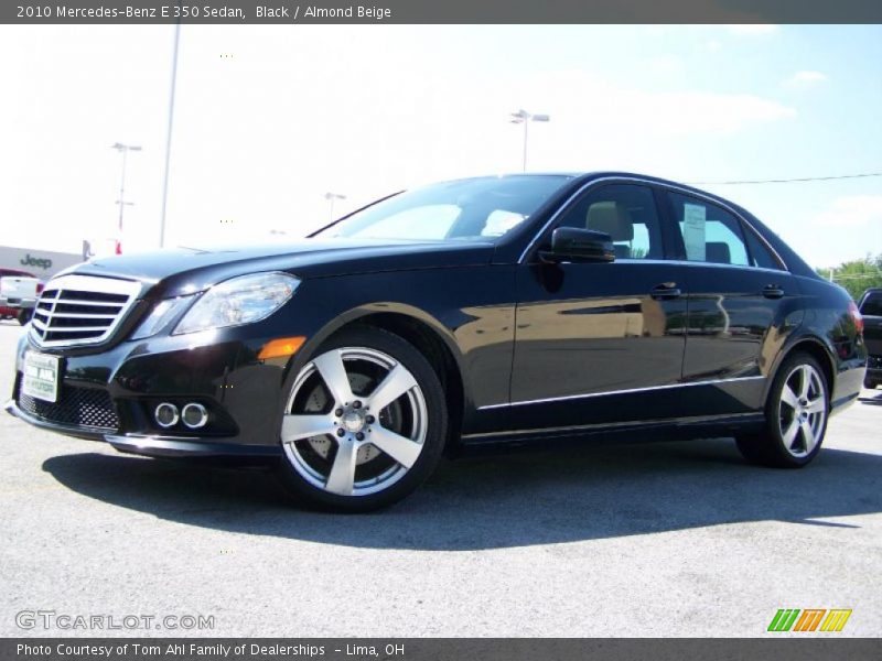 Black / Almond Beige 2010 Mercedes-Benz E 350 Sedan