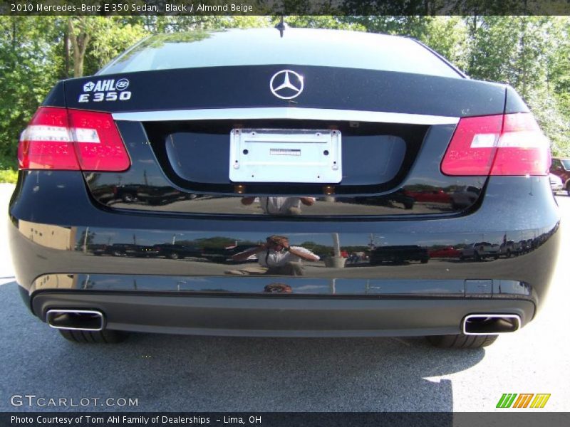 Black / Almond Beige 2010 Mercedes-Benz E 350 Sedan