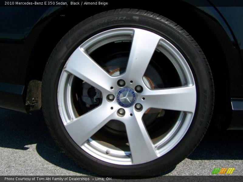 Black / Almond Beige 2010 Mercedes-Benz E 350 Sedan