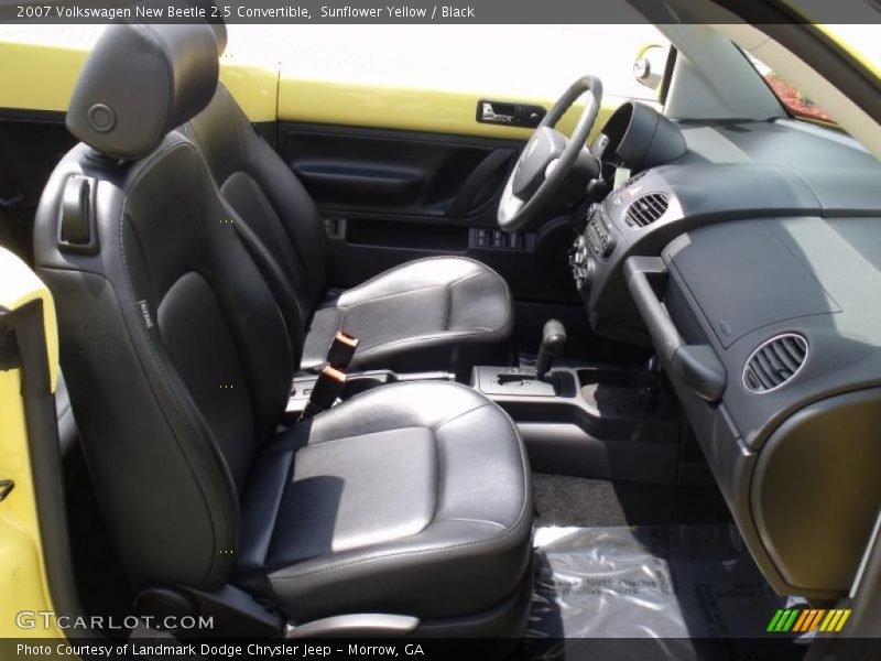 Sunflower Yellow / Black 2007 Volkswagen New Beetle 2.5 Convertible