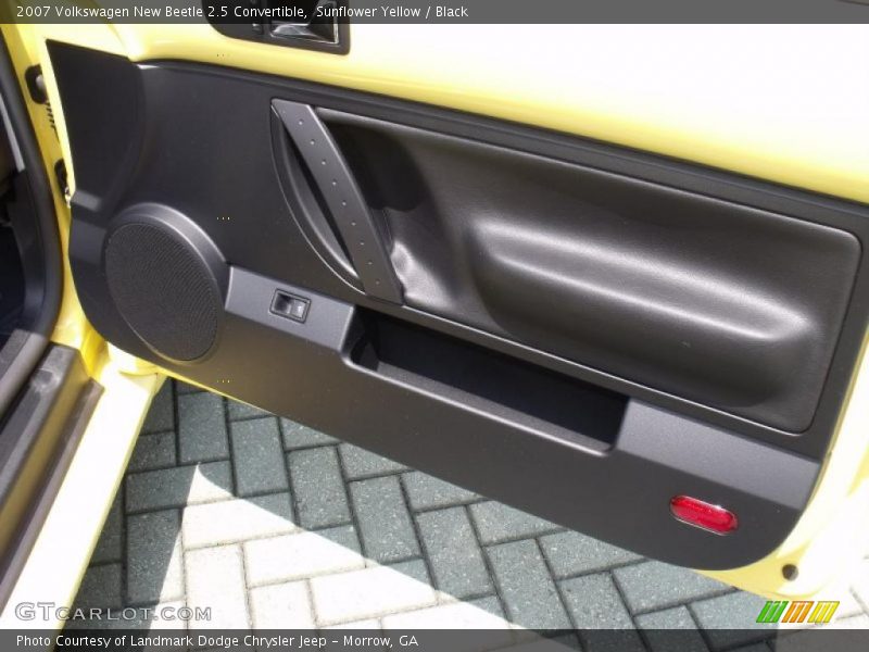 Sunflower Yellow / Black 2007 Volkswagen New Beetle 2.5 Convertible