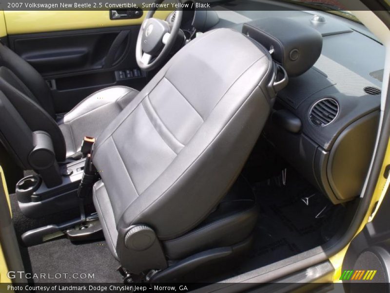 Sunflower Yellow / Black 2007 Volkswagen New Beetle 2.5 Convertible