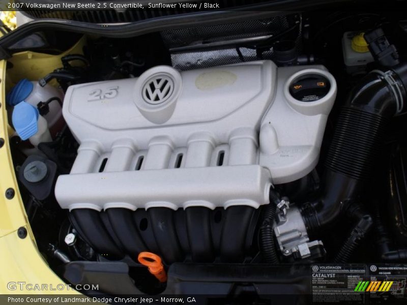 Sunflower Yellow / Black 2007 Volkswagen New Beetle 2.5 Convertible