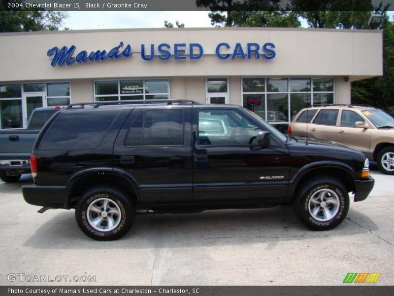 Black / Graphite Gray 2004 Chevrolet Blazer LS