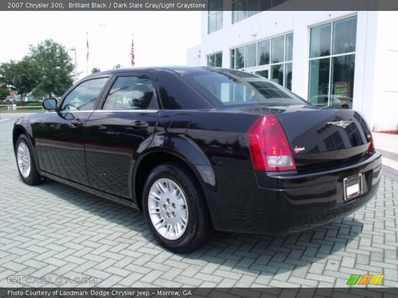 Brilliant Black / Dark Slate Gray/Light Graystone 2007 Chrysler 300