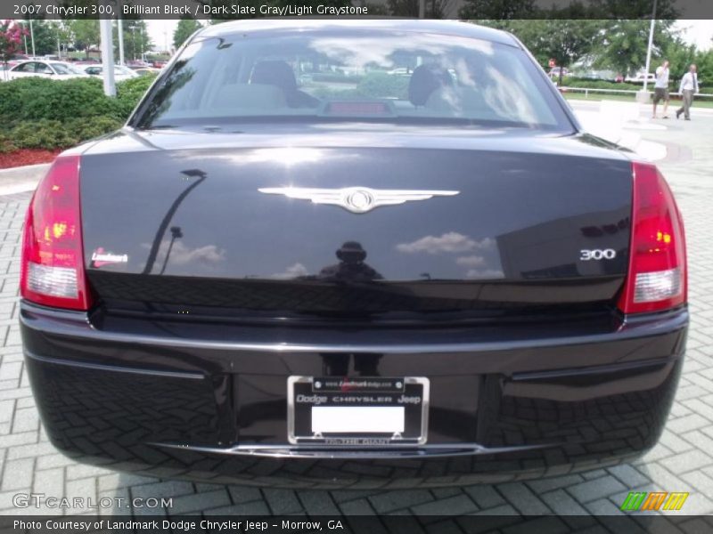 Brilliant Black / Dark Slate Gray/Light Graystone 2007 Chrysler 300