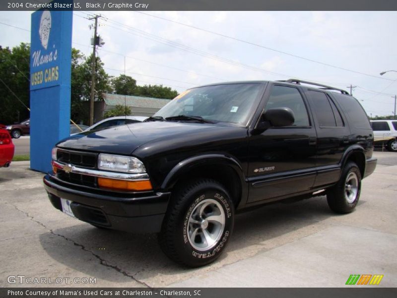 Black / Graphite Gray 2004 Chevrolet Blazer LS