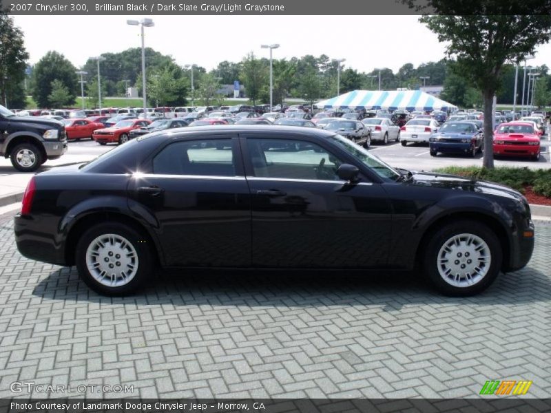 Brilliant Black / Dark Slate Gray/Light Graystone 2007 Chrysler 300