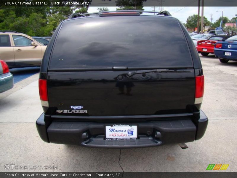 Black / Graphite Gray 2004 Chevrolet Blazer LS