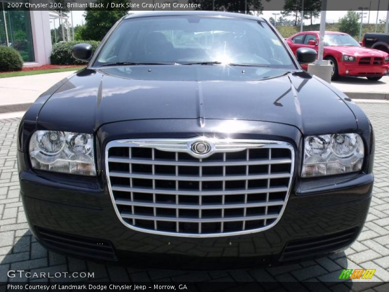 Brilliant Black / Dark Slate Gray/Light Graystone 2007 Chrysler 300